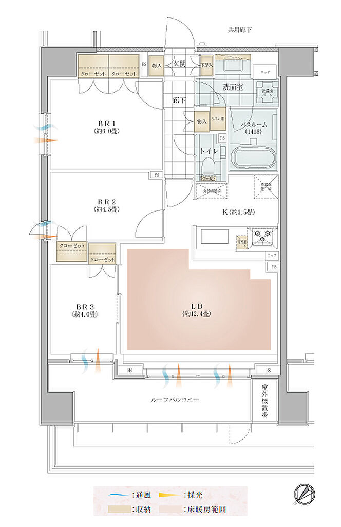 イノバス不動前 間取り BI