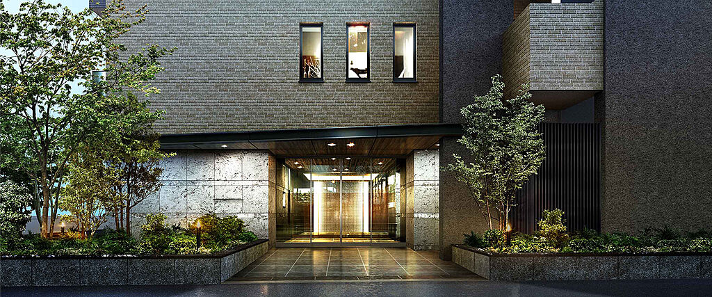 イノバス元住吉 エントランス完成予想CG