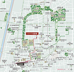 イノバス綾瀬 現地案内図