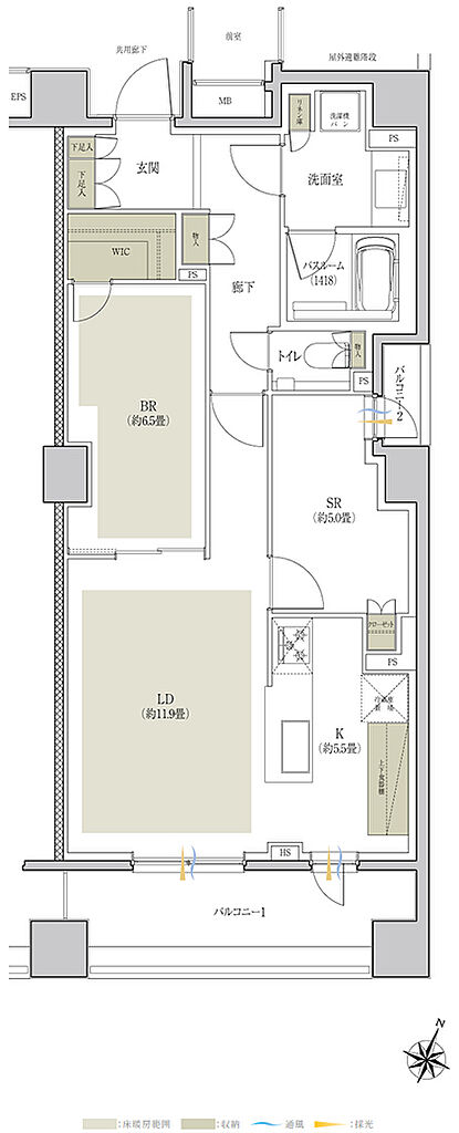 イノベイシア六番町 間取り C