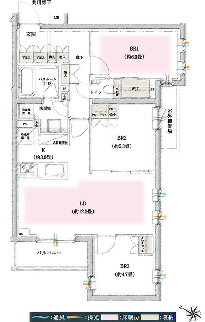 イノバス石神井公園 間取り D