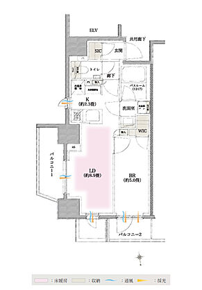 イノバス浅草橋 間取り A