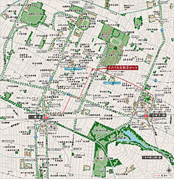 イノバス吉祥寺コート 現地案内図