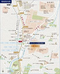 クレアホームズ長崎文教通り 現地案内図
