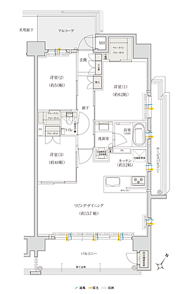 クレアネクスト下荒田 プラージュ 間取り D