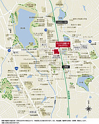 ヴェリテ金剛ルネ クロスサイト 現地案内図