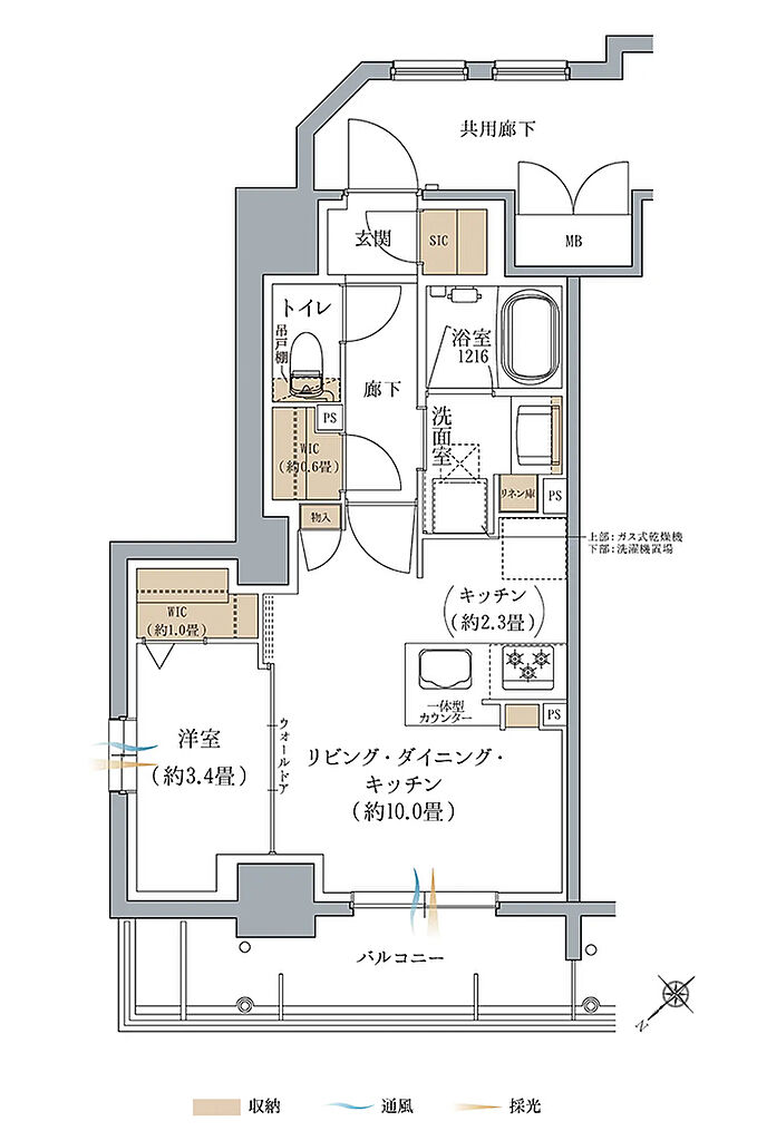 ヴェリテモア大阪梅田 間取り A