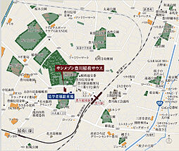 サンメゾン豊川稲荷サウス モデルルーム案内図
