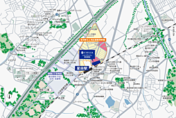 シエリアシティ星田駅前＜イーストスクエア＞ 現地案内図