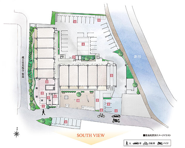 シエリア京都桂川 共用部