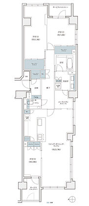 シエリア京都烏丸五条／室町五条 間取り 【室町五条】F