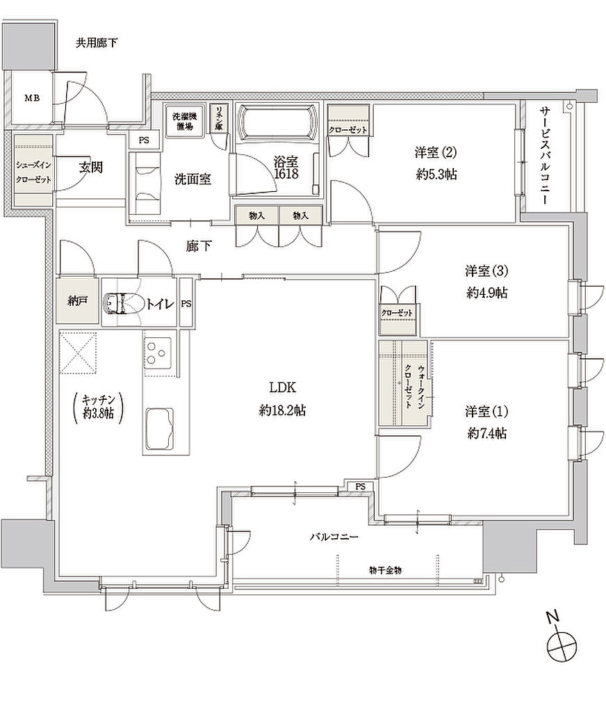 Tステージ豊田浄水arc. 間取り E