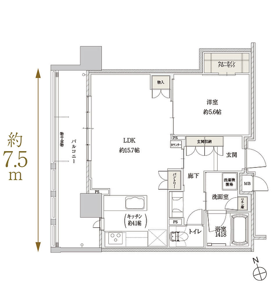 Tステージ豊田浄水arc. 間取り L