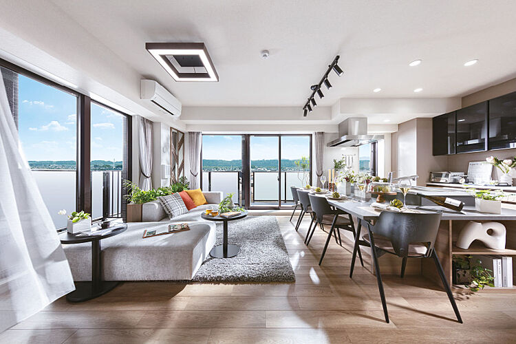 ドーミー ザ・テラス昭島 リビング・ダイニング