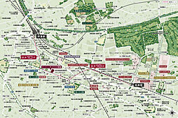 ドーミー ザ・テラス昭島 現地案内図