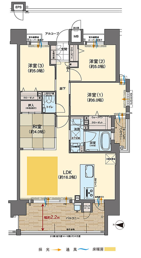 ピアッツァコート南八木 間取り G