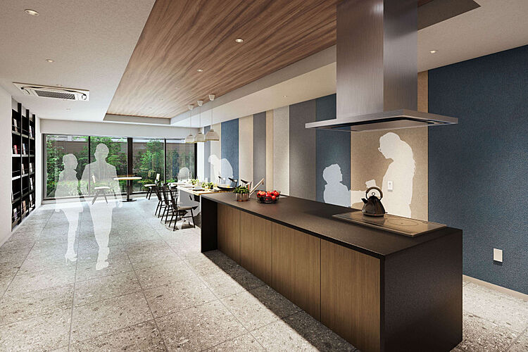 クレヴィアシティ神戸舞子駅前 パーティールーム完成予想CG