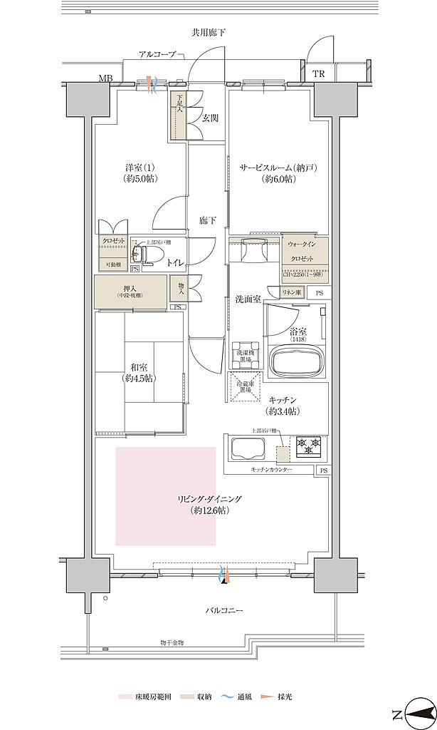 クレヴィアシティ神戸舞子駅前 間取り BB
