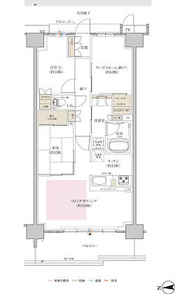 クレヴィアシティ神戸舞子駅前 間取り BB