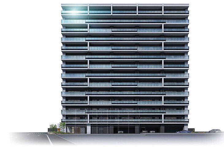 グランアッシュ住吉万代東REVE 外観完成予想図