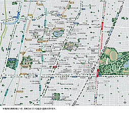 グランアッシュ住吉万代東REVE 現地案内図