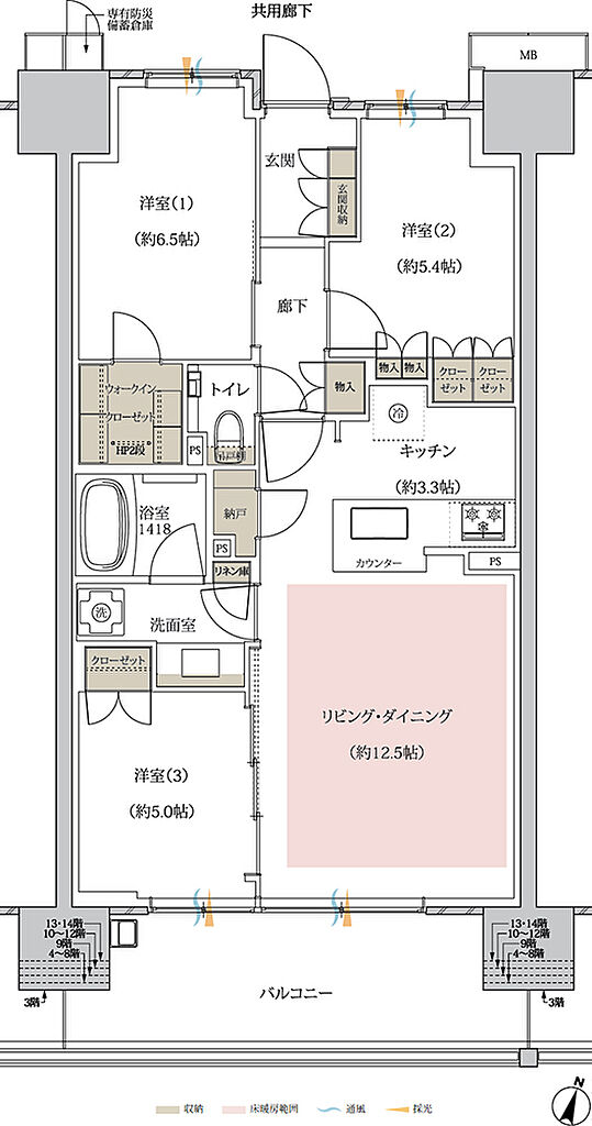 アネシア南六郷 間取り E2