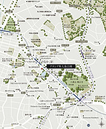 アネシア隼人池公園 現地案内図