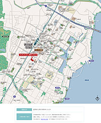 プレサンス ロジェ 堅田レジデンス 現地案内図