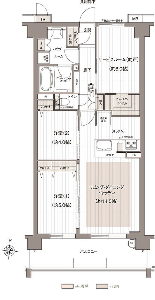 プレサンス グラン 甲子園口北町 間取り E1