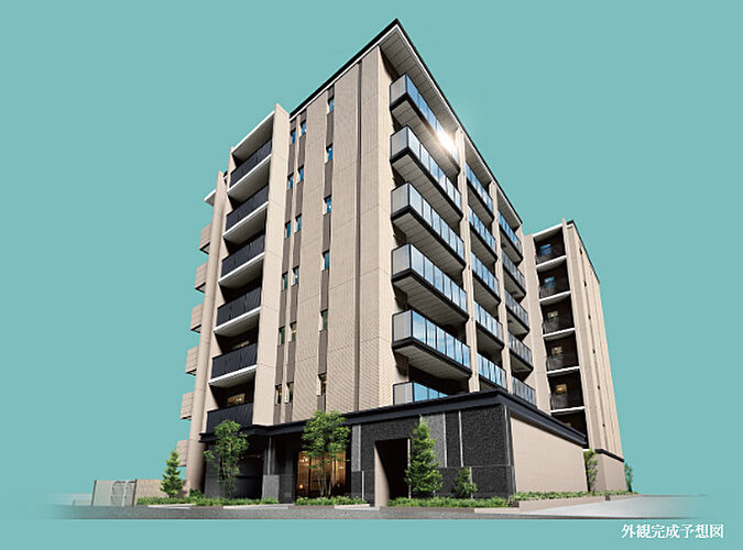 プレサンス ロジェ 甲子園口メゾニア 外観完成予想図