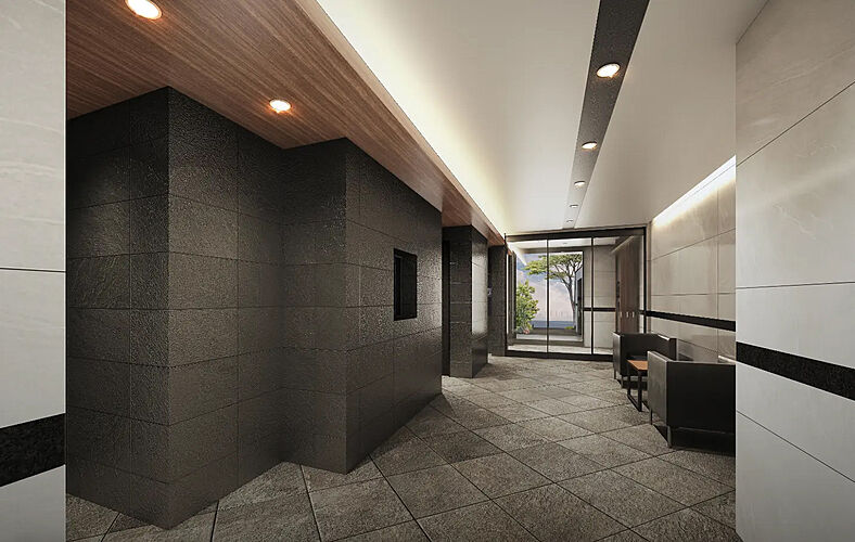 プレサンス ロジェ 藤が丘駅前 エントランスホール完成予想図