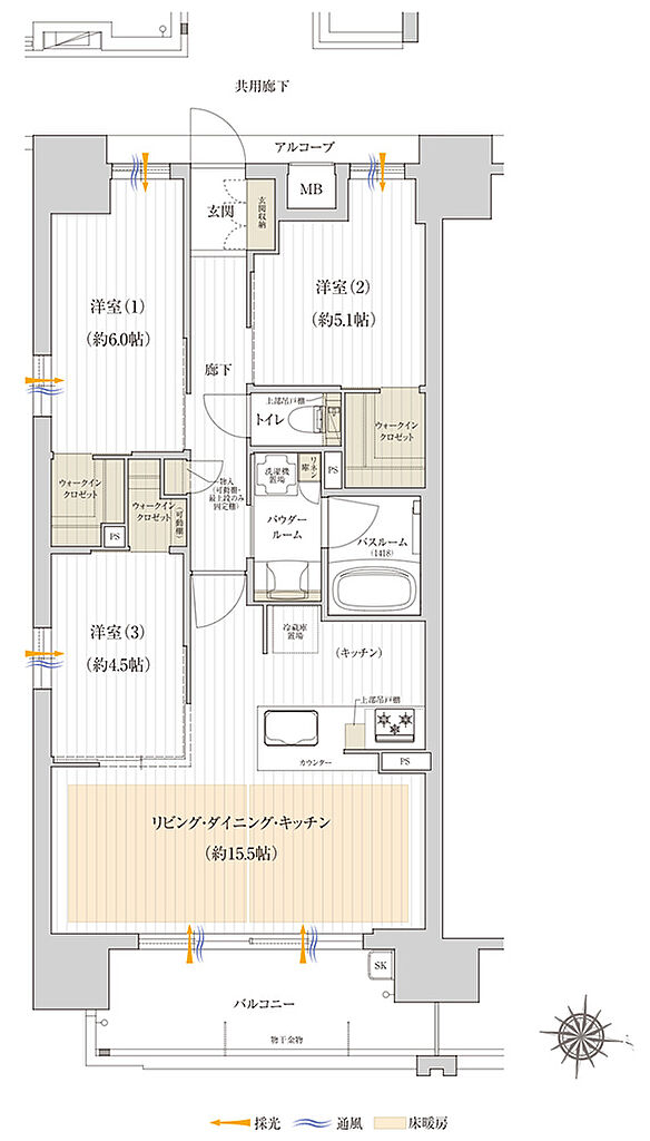 プレサンス グラン 橦木町 間取り C