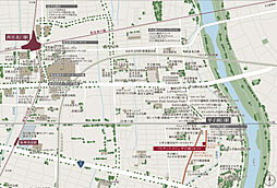 プレサンス ロジェ 甲子園口ルミエ 現地案内図