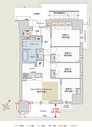 プレサンス ロジェ 四日市駅SOUTH 間取り F