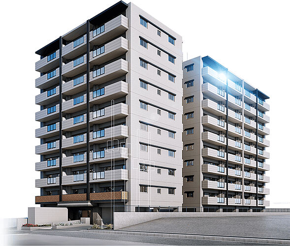 プレサンス ロジェ 名護為又アミュージア 外観完成予想図