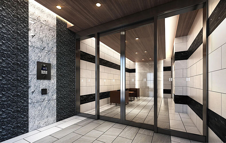 プレサンス ロジェ 武蔵浦和 エントランスホール完成予想図