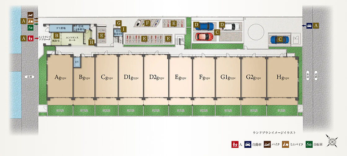 プレサンス ロジェ 武蔵浦和 共用部