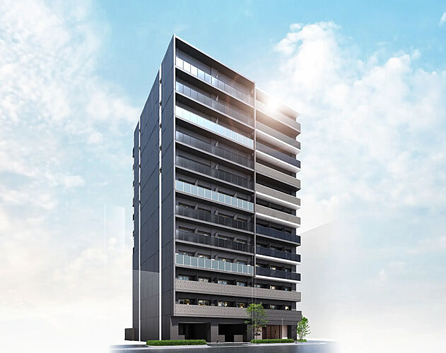 プレサンス ジェネ 四日市中央通り 外観完成予想図