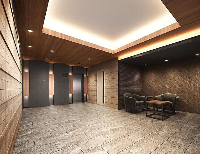 プレサンス ジェネ 四日市中央通り エントランスホール完成予想図