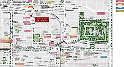 プレサンス ロジェ 京都二条 WEST 現地案内図