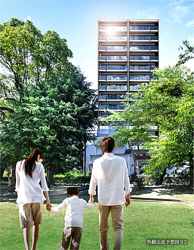 プレサンス ジェネ 四日市諏訪新道 外観完成予想図