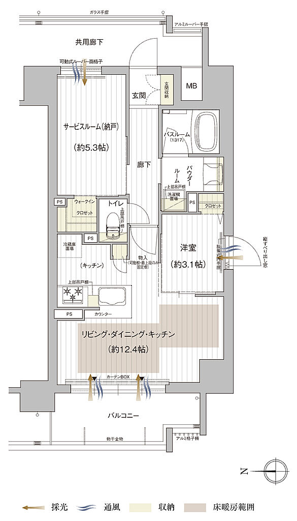 プレサンス 京都西院ツインレジデンスプロジェクト 間取り D