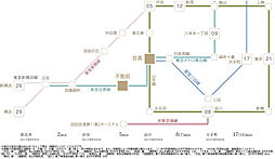 レ・ジェイド目黒 アクセス図