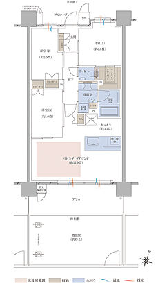 レジデンシャル枚方 間取り Eg