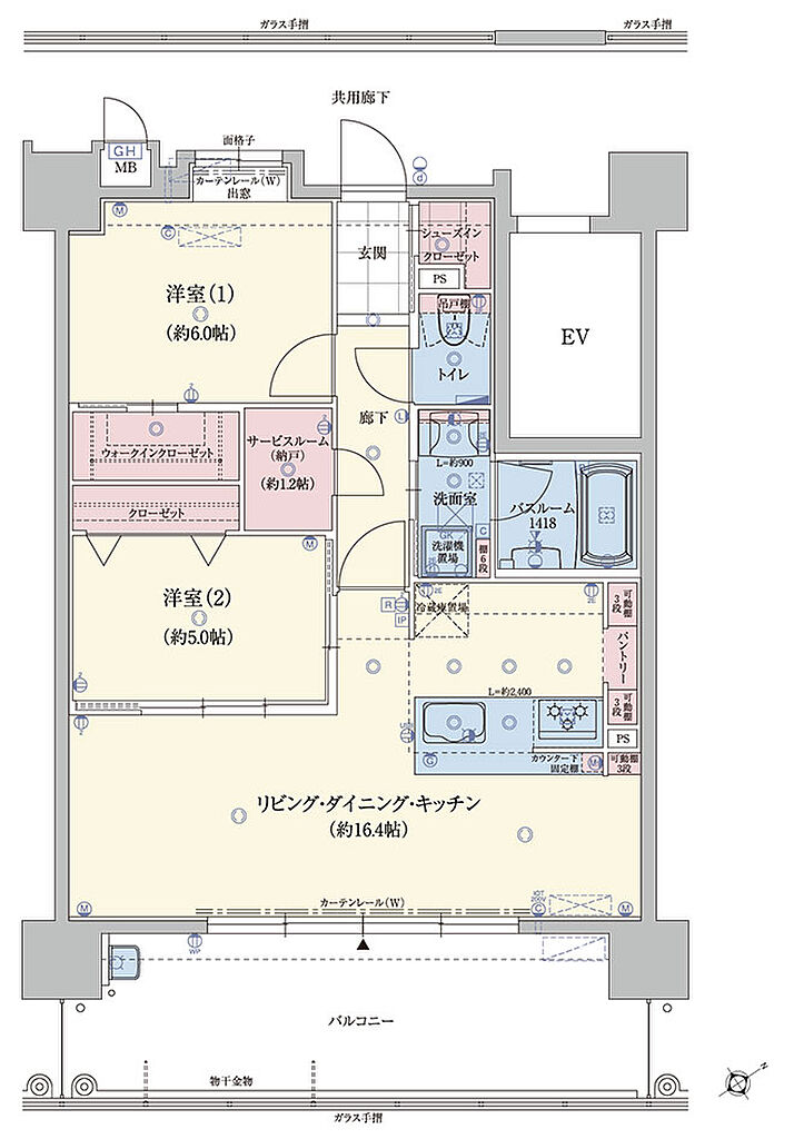 アメイズ唐津 城下の邸 間取り D