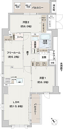 ハイク守山駅東 間取り F