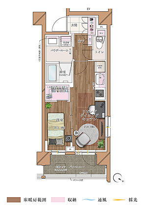 ヴァースクレイシアIDZ千葉 間取り 【先着順】D