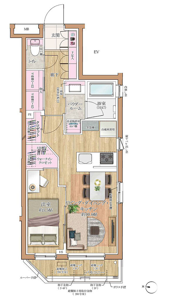 ヴァースクレイシアIDZ大泉学園 間取り 【第2期】D
