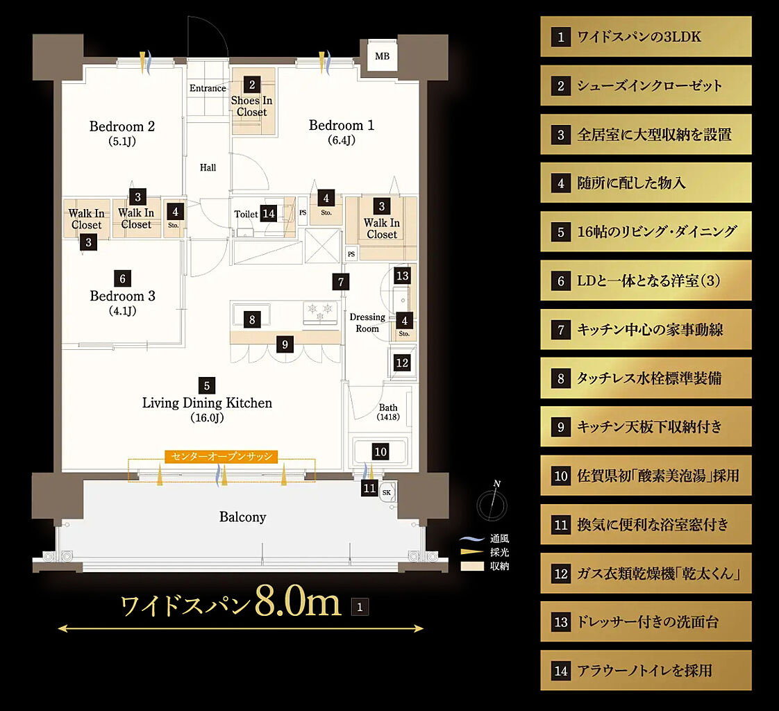プラネスト大財ザ・ルクス 間取り B