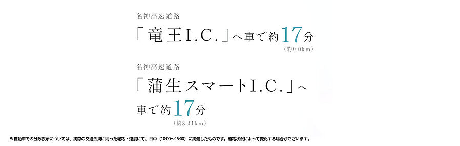 ウエリス近江八幡：交通図